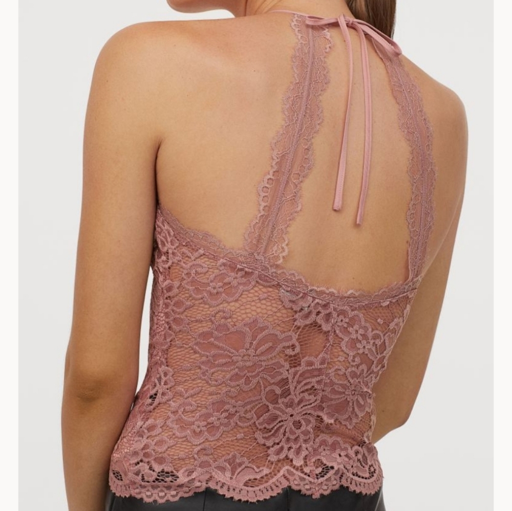 NWT Lace Halter Top